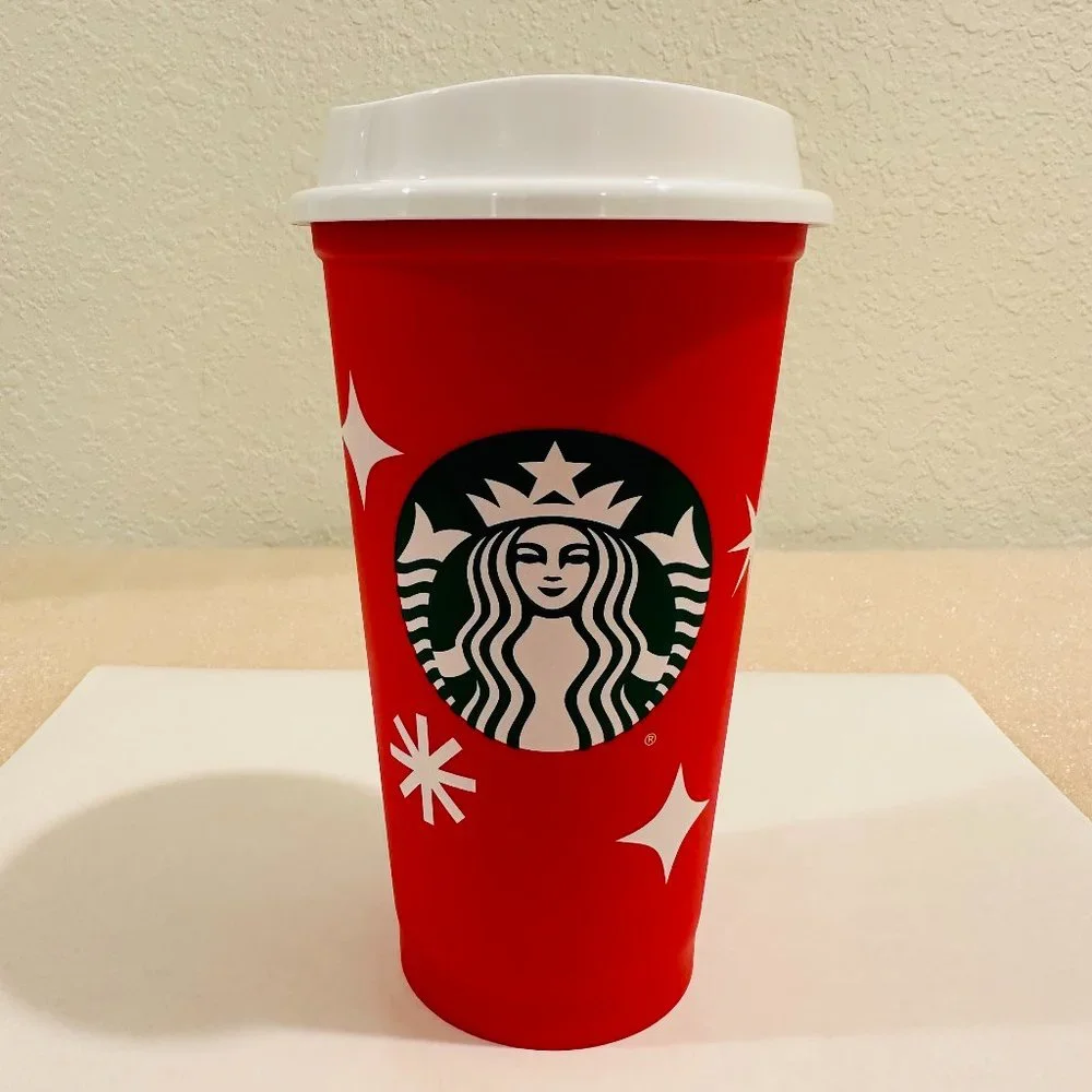 💝New💝 Starbucks 2022 Holiday 25 years Limited Edition Reusable Cups with Lids
